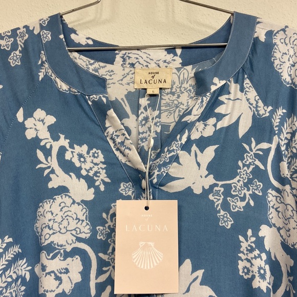 NWT HOUSE OF LACUNA Tuscany Boho Dress Sz Large Australian Luxury Resort Wear - Picture 8 of 14